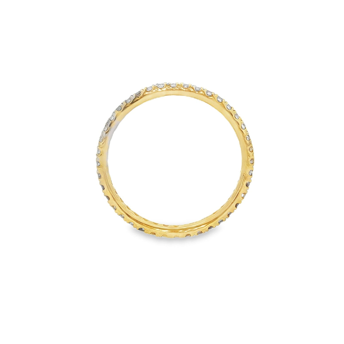 Jai's 14K Yellow Gold Diamond Eternity Ring
