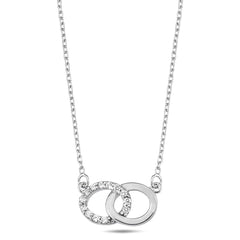 Jai's 14K White Gold Petite Diamond Infinity Necklace