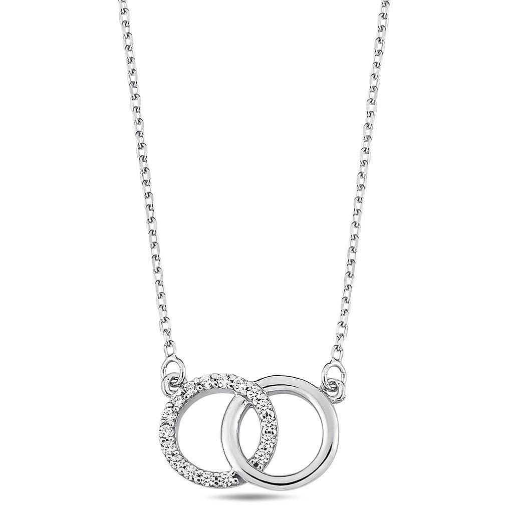 Jai's 14K White Gold Diamond Infinity Necklace