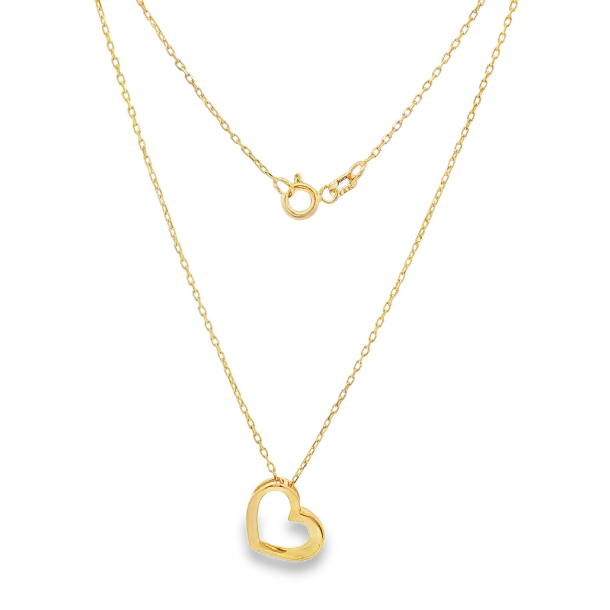 Jai's 14K Yellow Gold Heart Necklace