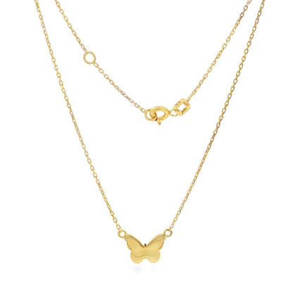 Jai's 14K Yellow Gold Butterfly Necklace
