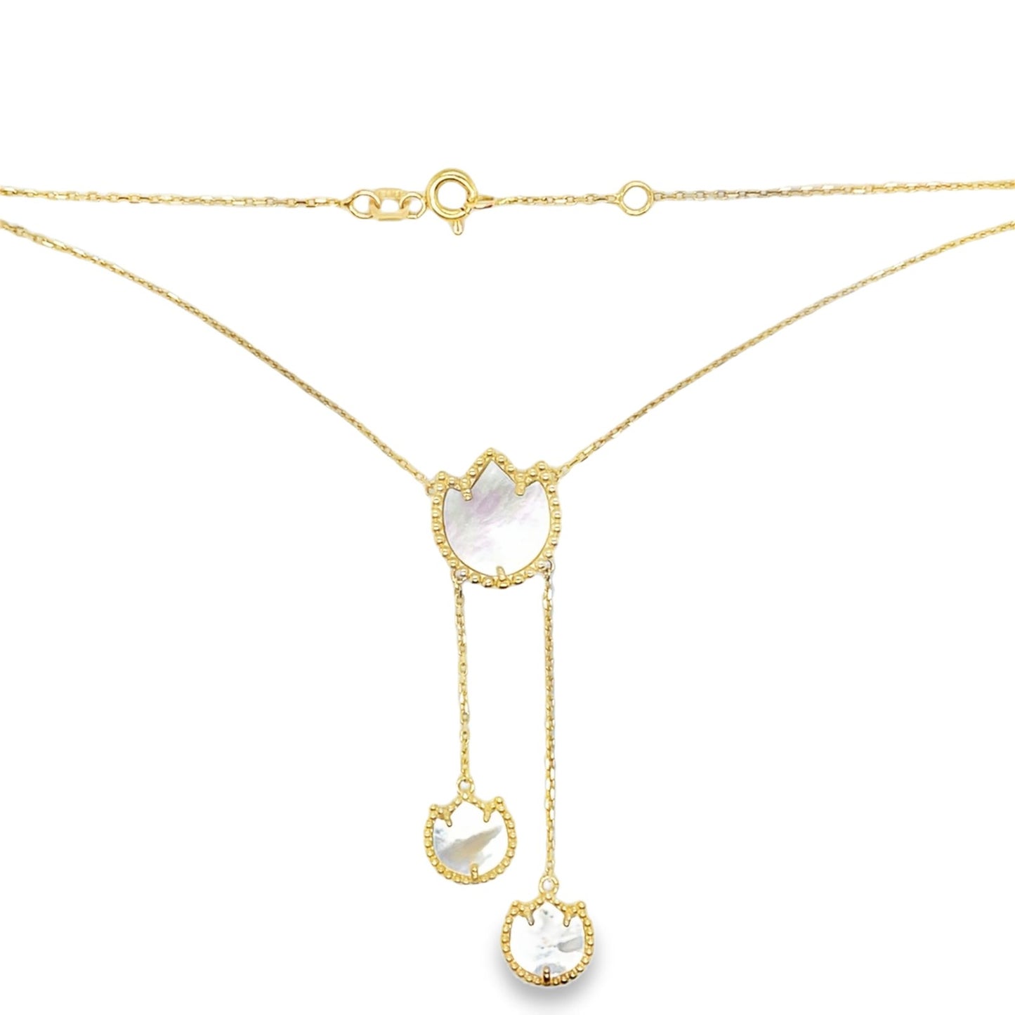 Jai's 14K Yellow Gold Mother-of-Pearl Charm Necklace