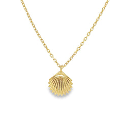 Jai's 14K Yellow Gold Seashell Necklace