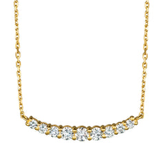 Morris & David’s 14K Yellow Gold Diamond Bar Necklace