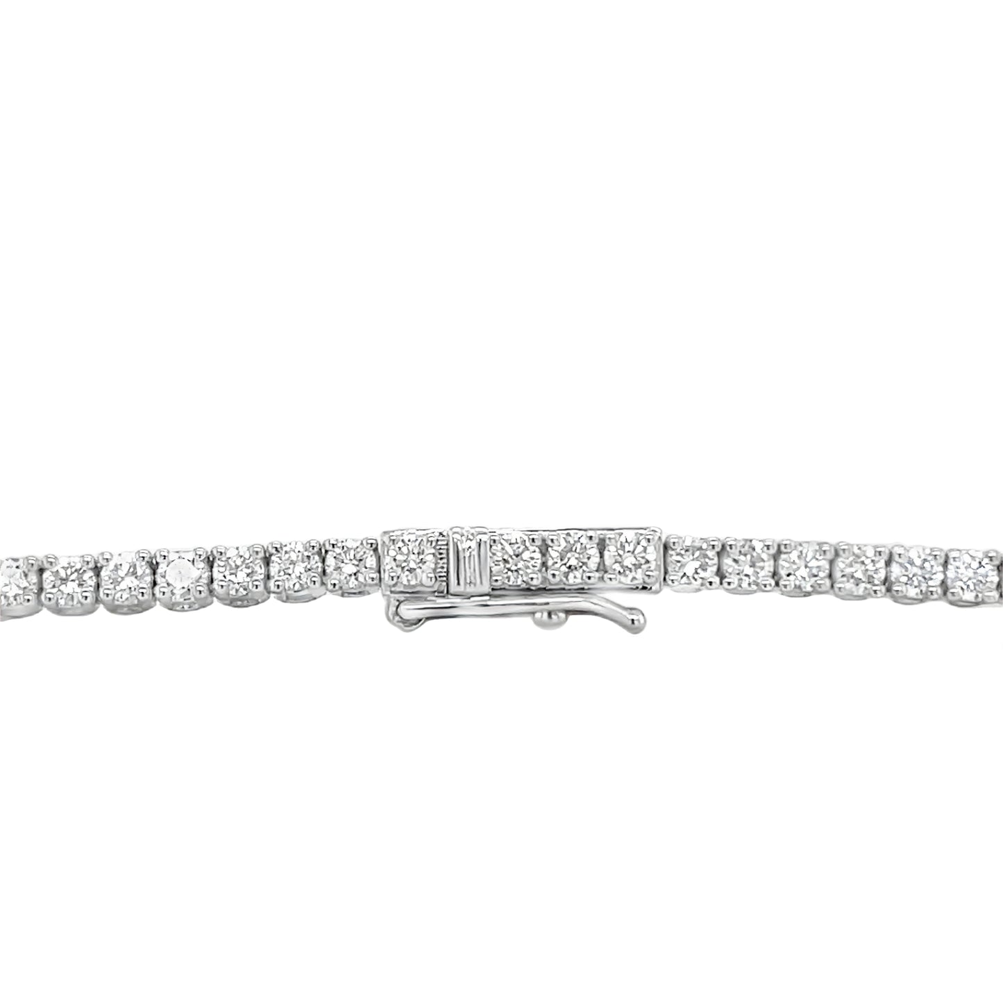 Jai's 18K White Gold 6-carat Diamond Tennis Necklace
