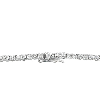 Jai's 18K White Gold 6-carat Diamond Tennis Necklace