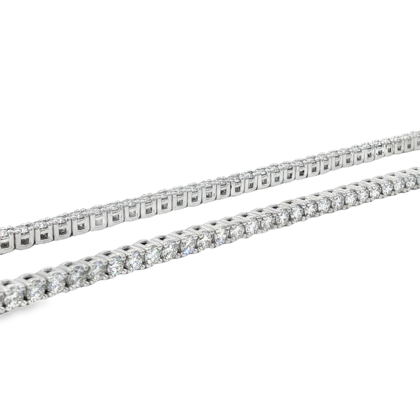 Jai's 18K White Gold 9-carat Diamond Tennis Necklace