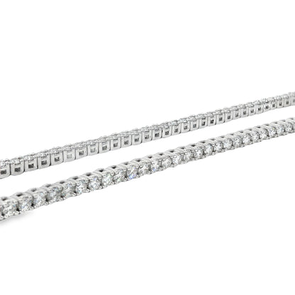 Jai's 18K White Gold 9-carat Diamond Tennis Necklace