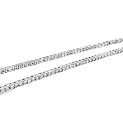 Jai's 18K White Gold 9-carat Diamond Tennis Necklace