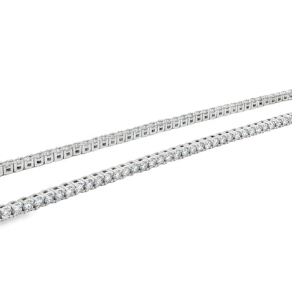 Jai's 18K White Gold 9-carat Diamond Tennis Necklace