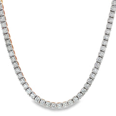 Jai's 18K Yellow Gold 12-carat Diamond Tennis Necklace