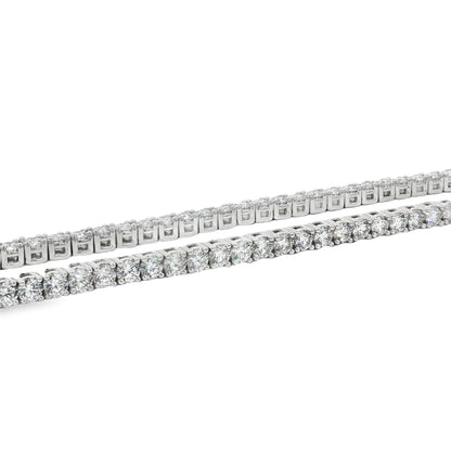 Jai's 18K White Gold 12-carat Diamond Tennis Necklace