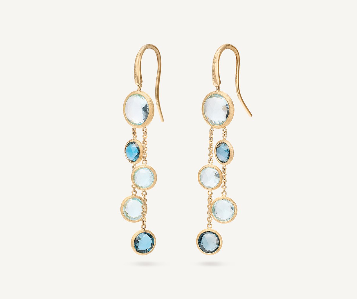 Marco Bicego's 18K Yellow Gold Jaipur Gemstone Drop Earrings