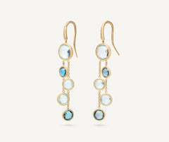 Marco Bicego's 18K Yellow Gold Jaipur Gemstone Drop Earrings