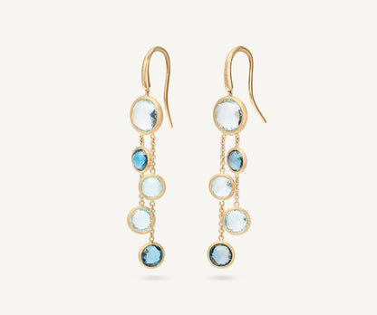 Marco Bicego's 18K Yellow Gold Jaipur Gemstone Drop Earrings