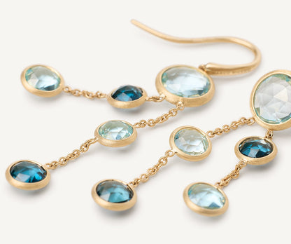 Marco Bicego's 18K Yellow Gold Jaipur Gemstone Drop Earrings