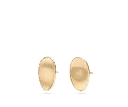 Marco Bicego's 18K Yellow Gold Lunaria Satin Petal Studs