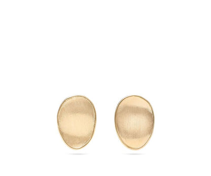 Marco Bicego's 18K Yellow Gold Lunaria Satin Petal Studs