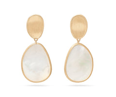 Marco Bicego's 18K Yellow Gold Lunaria Mother-of-Pearl Chandelier Drop Earrings