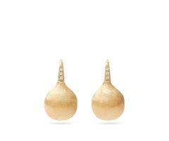 Marco Bicego's 18K Yellow Gold Africa Diamond Boule Drop Earrings
