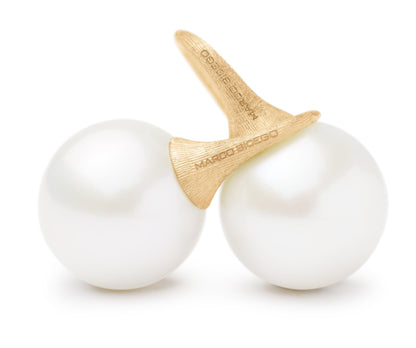 Marco Bicego's 18K Yellow Gold Africa Pearl Drop Earrings