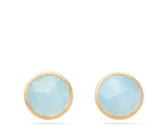 Marco Bicego's 18K Yellow Gold Jaipur Aquamarine Studs
