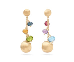 Marco Bicego's 18K Yellow Gold Africa Gemstones Drop Earrings