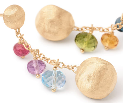 Marco Bicego's 18K Yellow Gold Africa Gemstones Drop Earrings