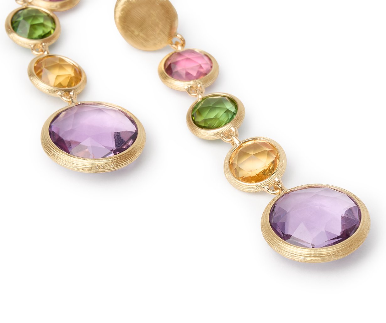 Marco Bicego's 18K Yellow Gold Jaipur Gemstone Drop Earrings