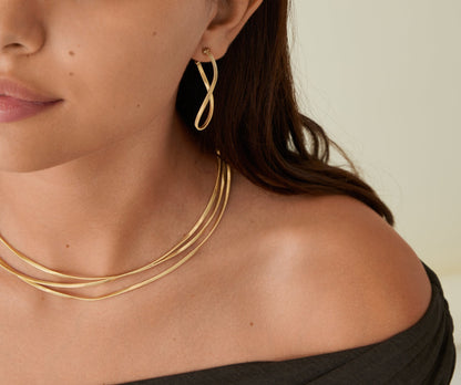 Marco Bicego's 18K Yellow Gold Marrakech Hoops