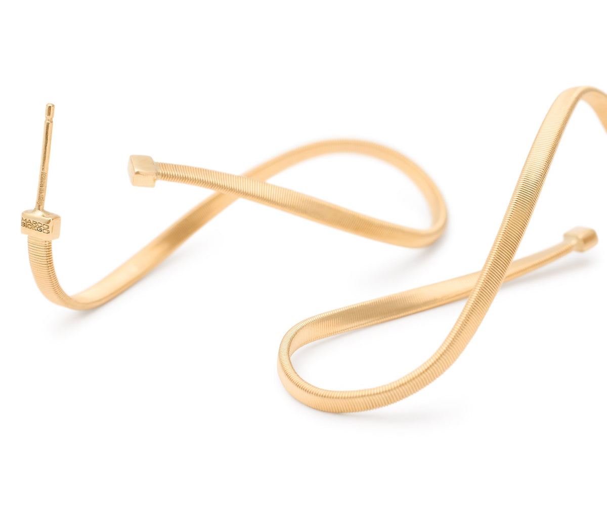 Marco Bicego's 18K Yellow Gold Marrakech Hoops