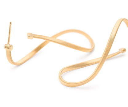 Marco Bicego's 18K Yellow Gold Marrakech Hoops