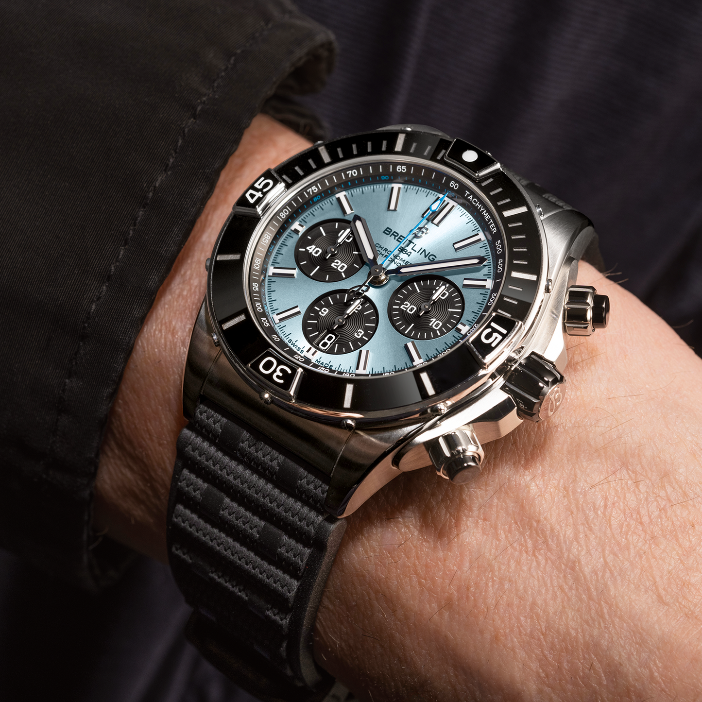 Breitling's Super Chronomat B01 44 with Blue Dial