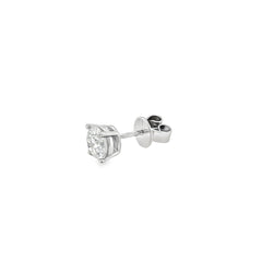 Jai's 14K White Gold 0.7-carat Solitaire Diamond Single Stud