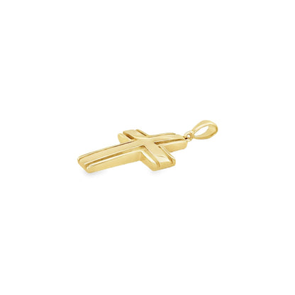 Jai's 14K Yellow Gold Cross Pendant