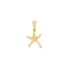 Jai's 14K Yellow Gold Starfish Pendant