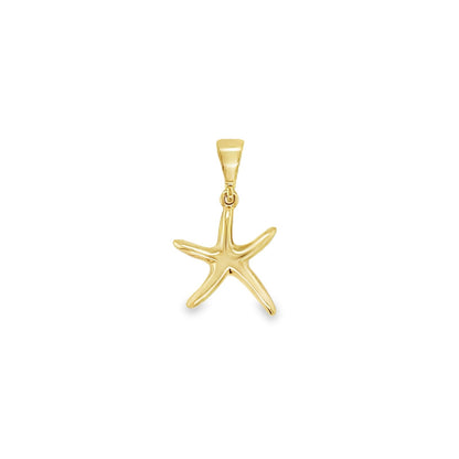 Jai's 14K Yellow Gold Starfish Pendant