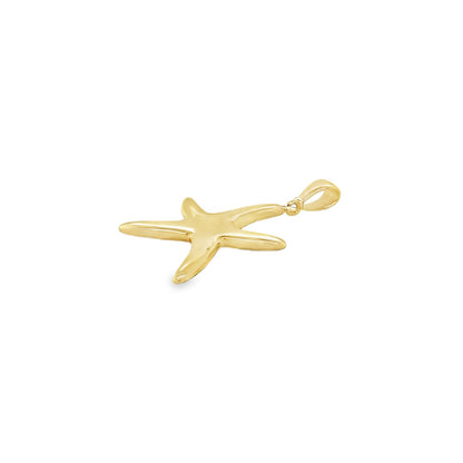Jai's 14K Yellow Gold Large Starfish Pendant