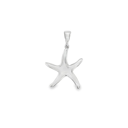 Jai's 14K White Gold Large Starfish Pendant