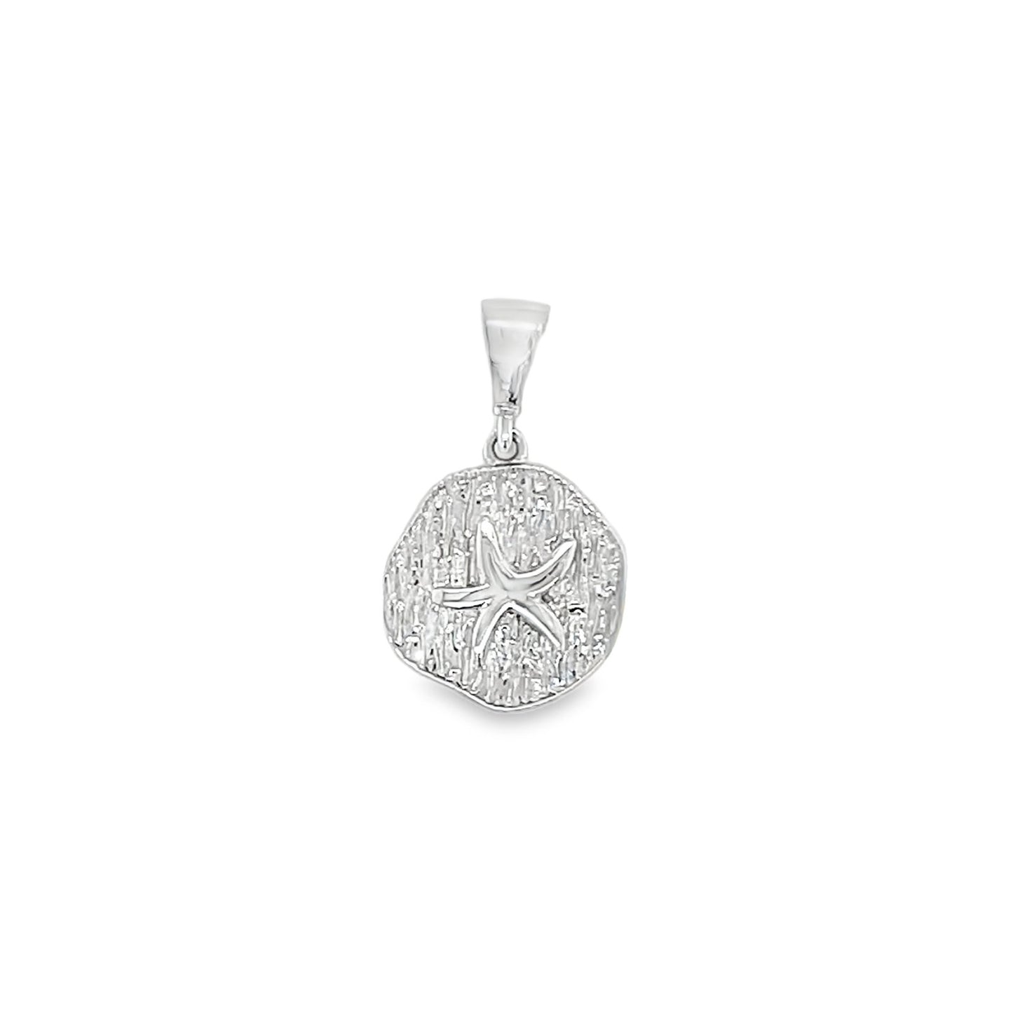 Jai's 14K White Gold Sand Dollar Pendant