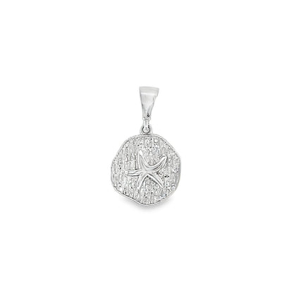 Jai's 14K White Gold Sand Dollar Pendant