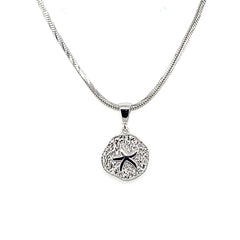 Jai's 14K White Gold Sand Dollar Pendant