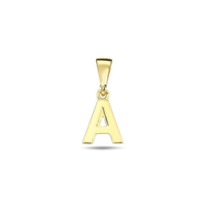 Jai's 14K Yellow Gold Initial A Pendant