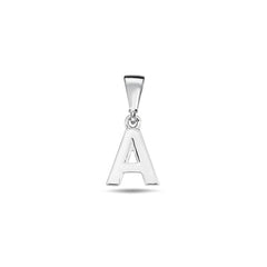 Jai's 14K White Gold Initial A Pendant