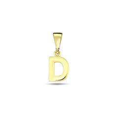 Jai's 14K Yellow Gold Initial D Pendant