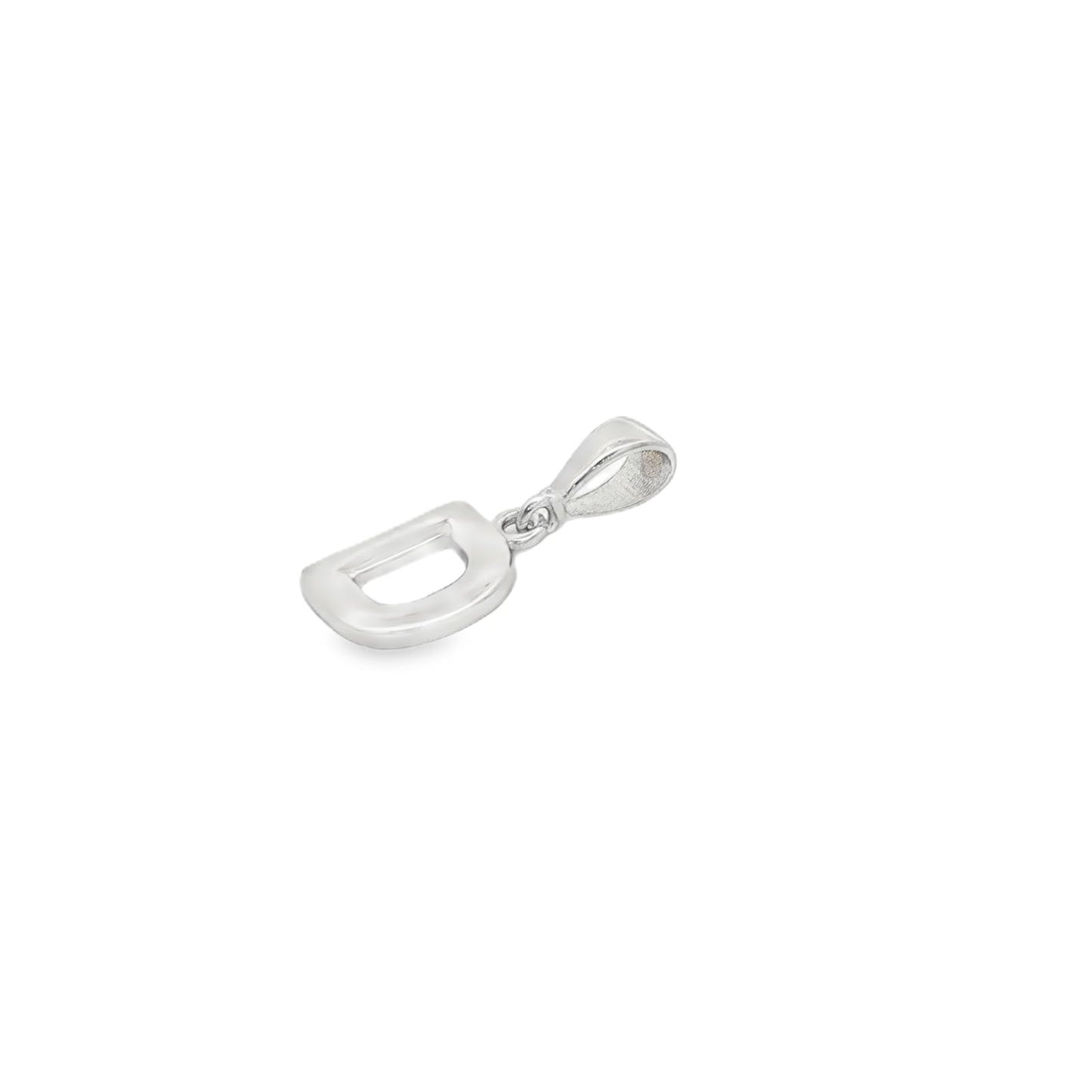 Jai's 14K White Gold Initial D Pendant
