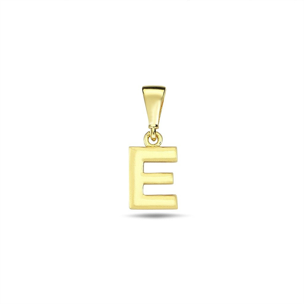Jai's 14K Yellow Gold Initial E Pendant