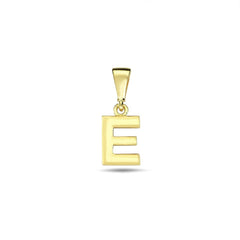 Jai's 14K Yellow Gold Initial E Pendant
