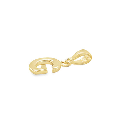 Jai's 14K Yellow Gold Initial G Pendant