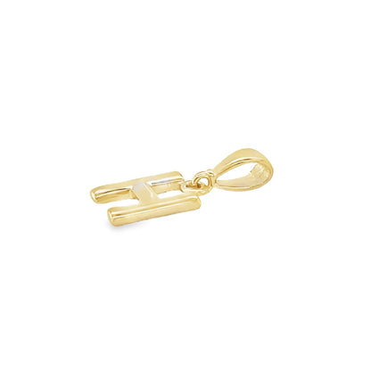 Jai's 14K Yellow Gold Initial H Pendant